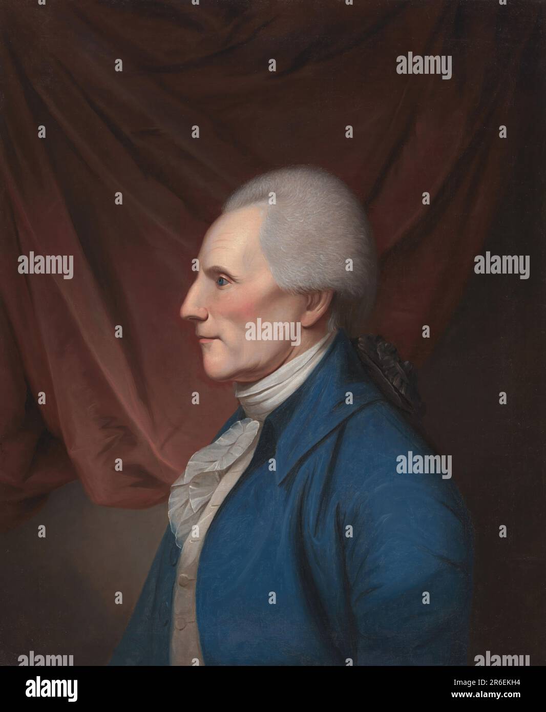 Richard Henry Lee. Öl auf Segeltuch. Datum: c. 1795-1805. MUSEUM: NATIONALE PORTRÄTGALERIE. Stockfoto