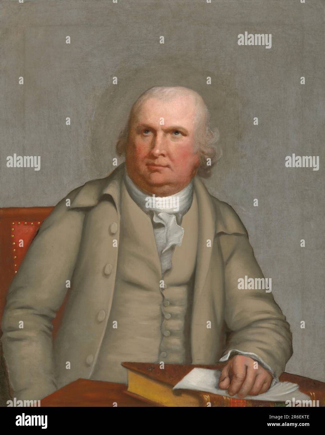 Robert Morris. Öl auf Segeltuch. Datum: c. 1785. MUSEUM: NATIONALE PORTRÄTGALERIE. Stockfoto