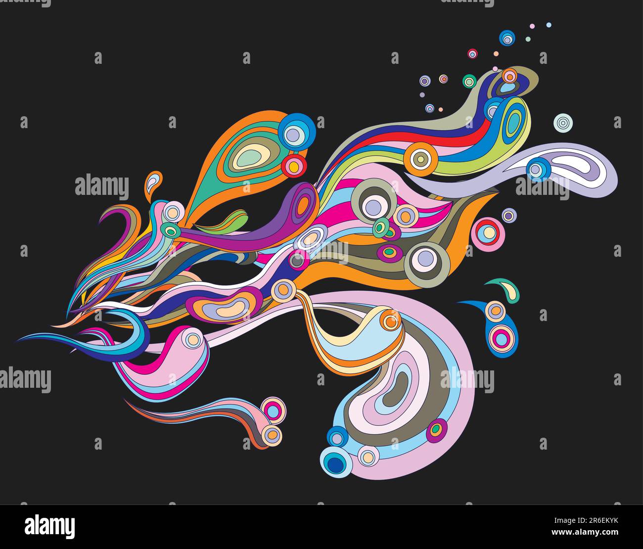 Abstrakter Entwurfshintergrund. Stock Vektor