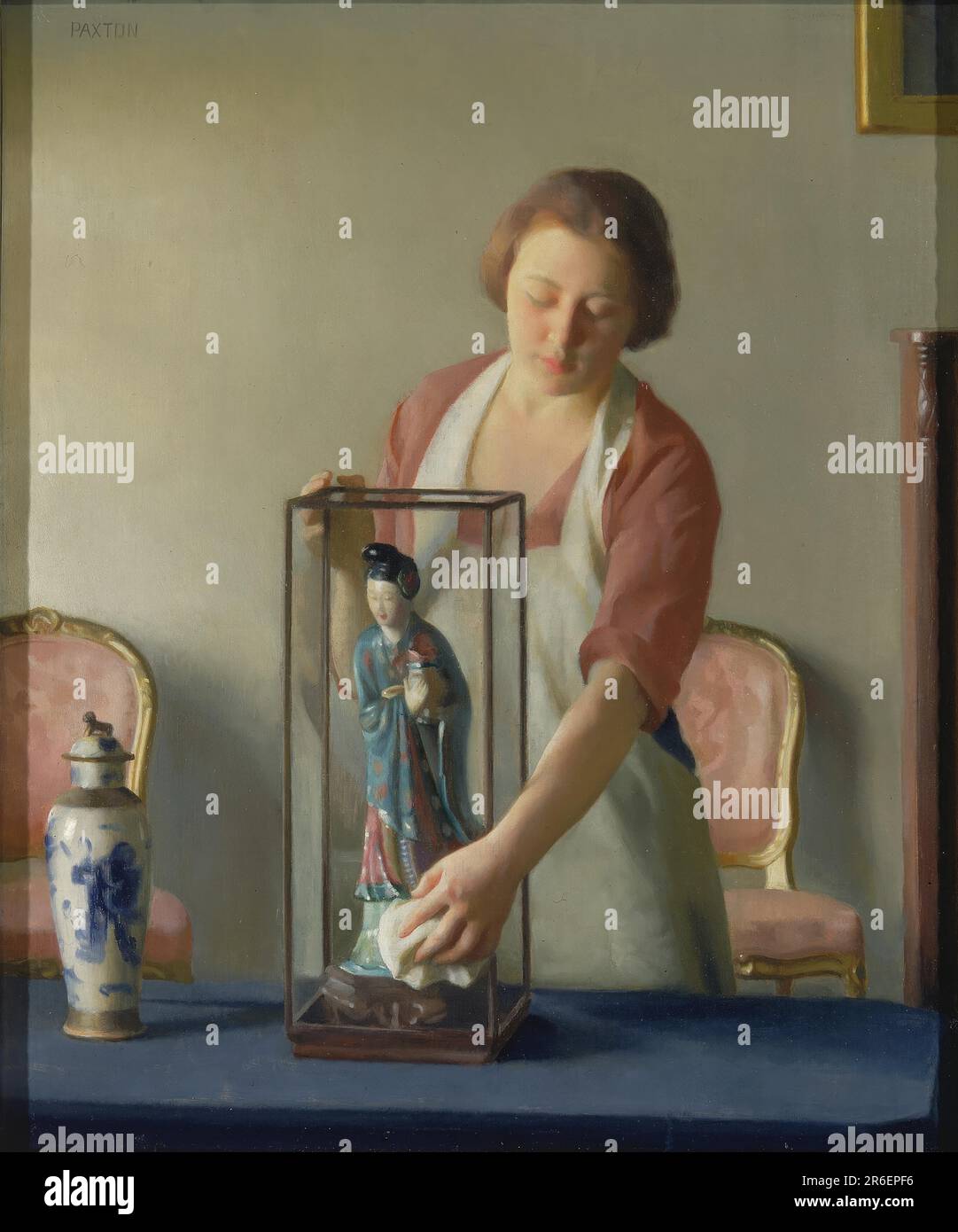 Der Figurin. Datum: 1921. Öl auf Segeltuch. Museum: Smithsonian American Art Museum. Stockfoto