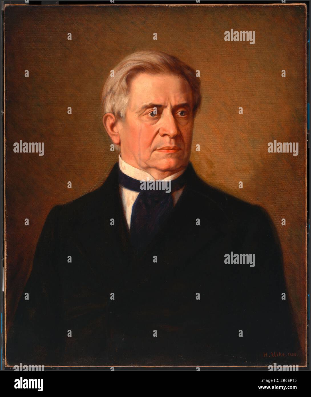 Joseph Henry. Öl auf Segeltuch. Datum: 1885. MUSEUM: NATIONALE PORTRÄTGALERIE. Stockfoto