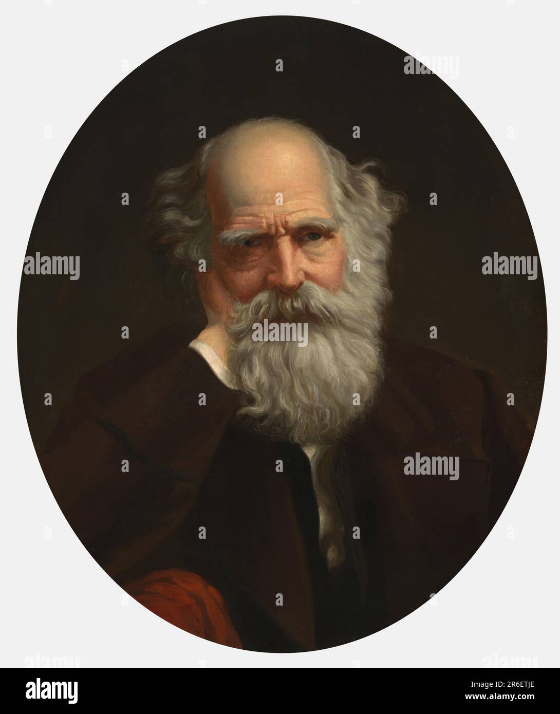 William Cullen Bryant. Öl auf Segeltuch. Datum: c. 1865. MUSEUM: NATIONALE PORTRÄTGALERIE. Stockfoto