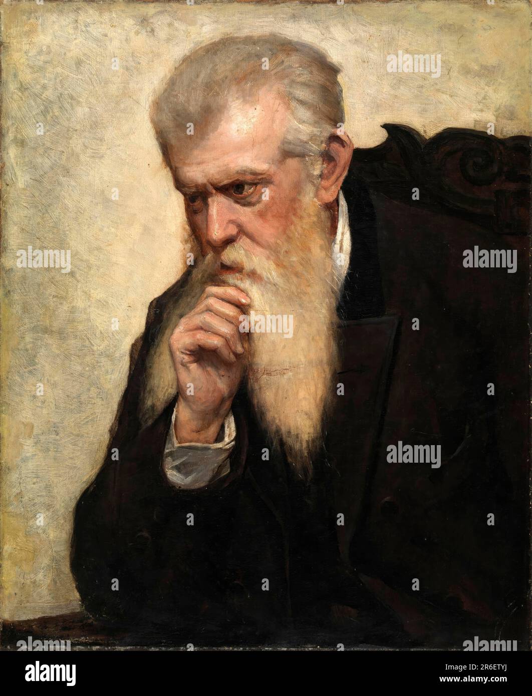 Hauptmann Wheeler. Datum: 1892. Öl auf Segeltuch. Museum: Smithsonian American Art Museum. Stockfoto