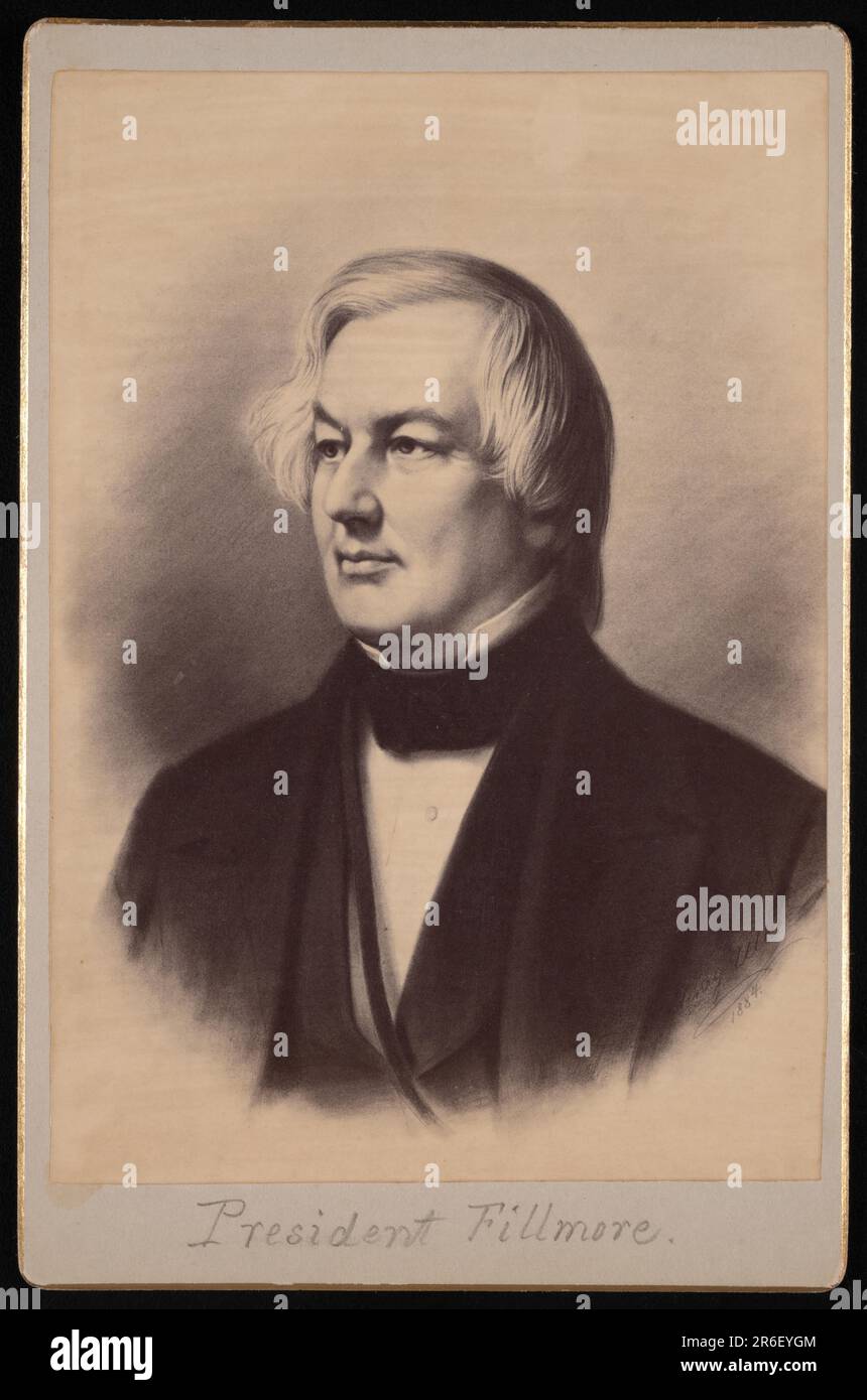 Das Porträt von Millard Fillmore (1800-1874). Datum: 1884. Museum: Smithsonian Institution Archives. Stockfoto