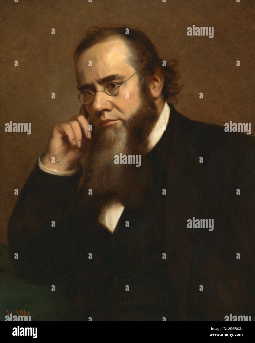 Edwin McMasters Stanton. Öl auf Segeltuch. Datum: 1872. MUSEUM: NATIONALE PORTRÄTGALERIE. Stockfoto