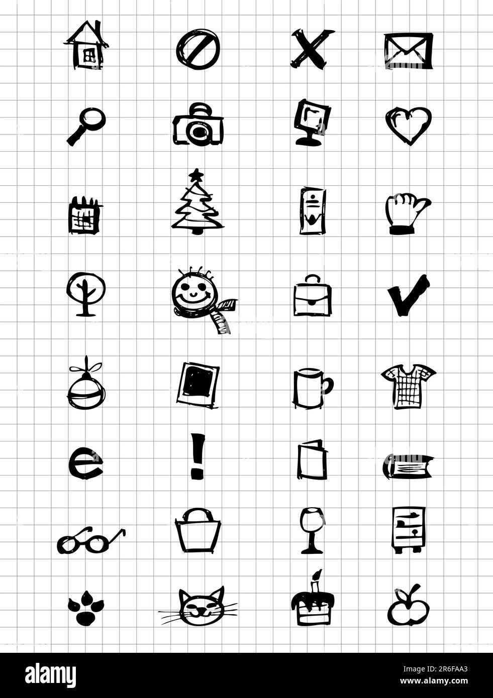 Icons Kollektion für dein Design Stock Vektor