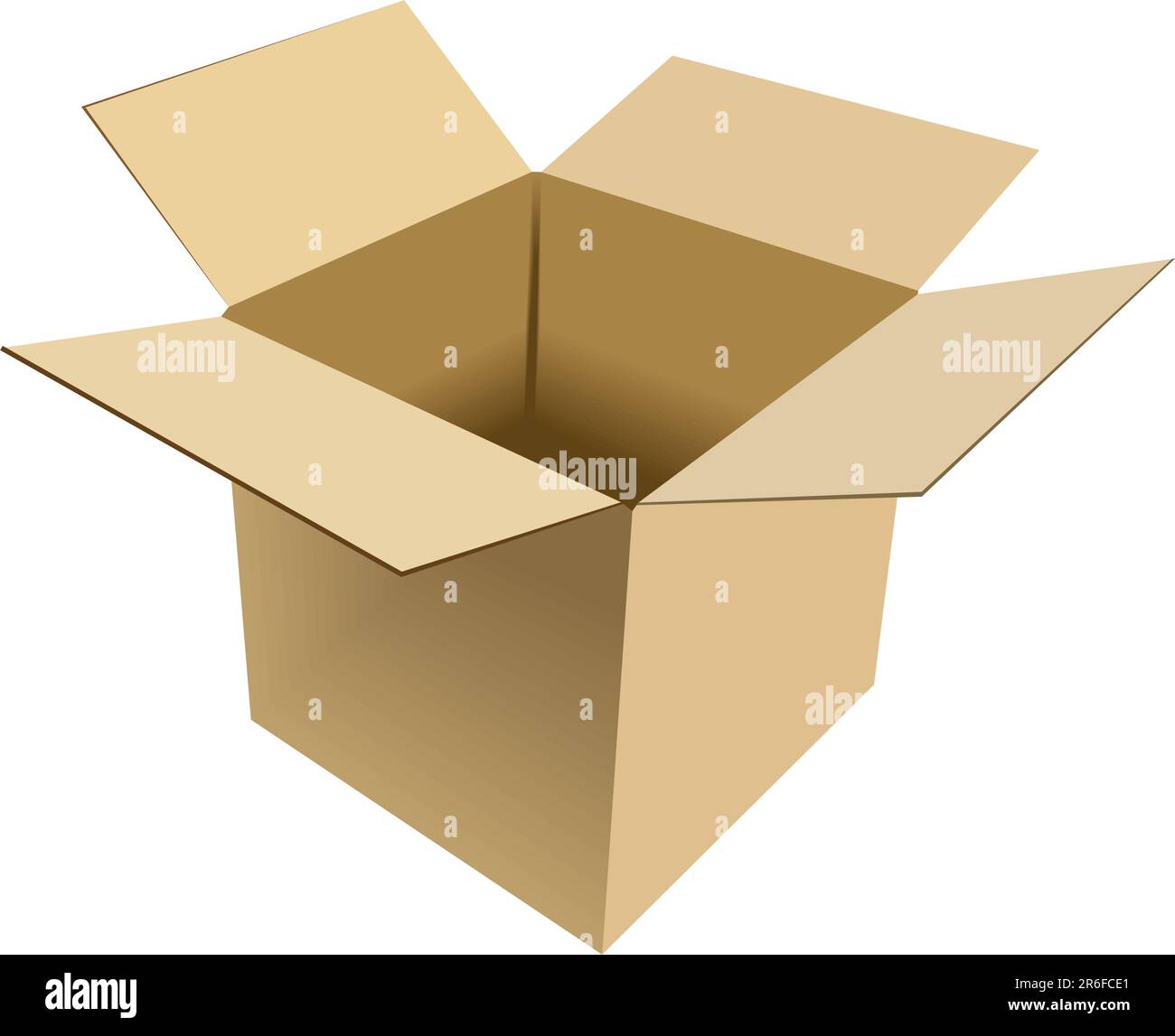 Realistische Darstellung des Kästchens - Vektor Stock Vektor