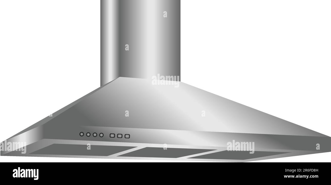 Realistische Abgase werden auf weißem Hintergrund isoliert. Vektor Stock Vektor