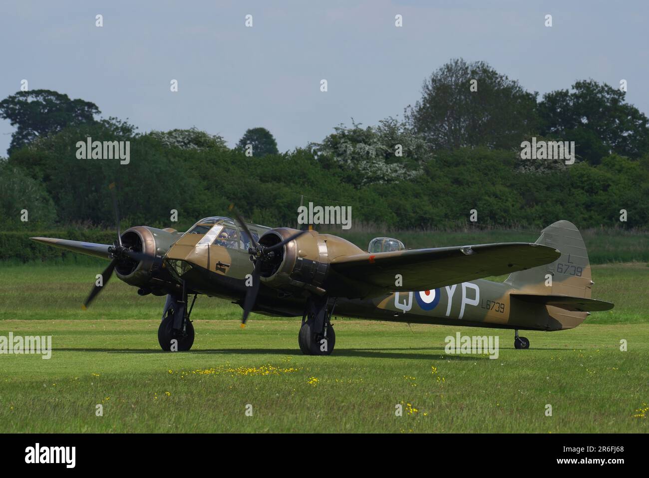 Bristol Blenheim Mk 1 G-BPIV, L6739 in Old Warden, Bedfordshire. Stockfoto