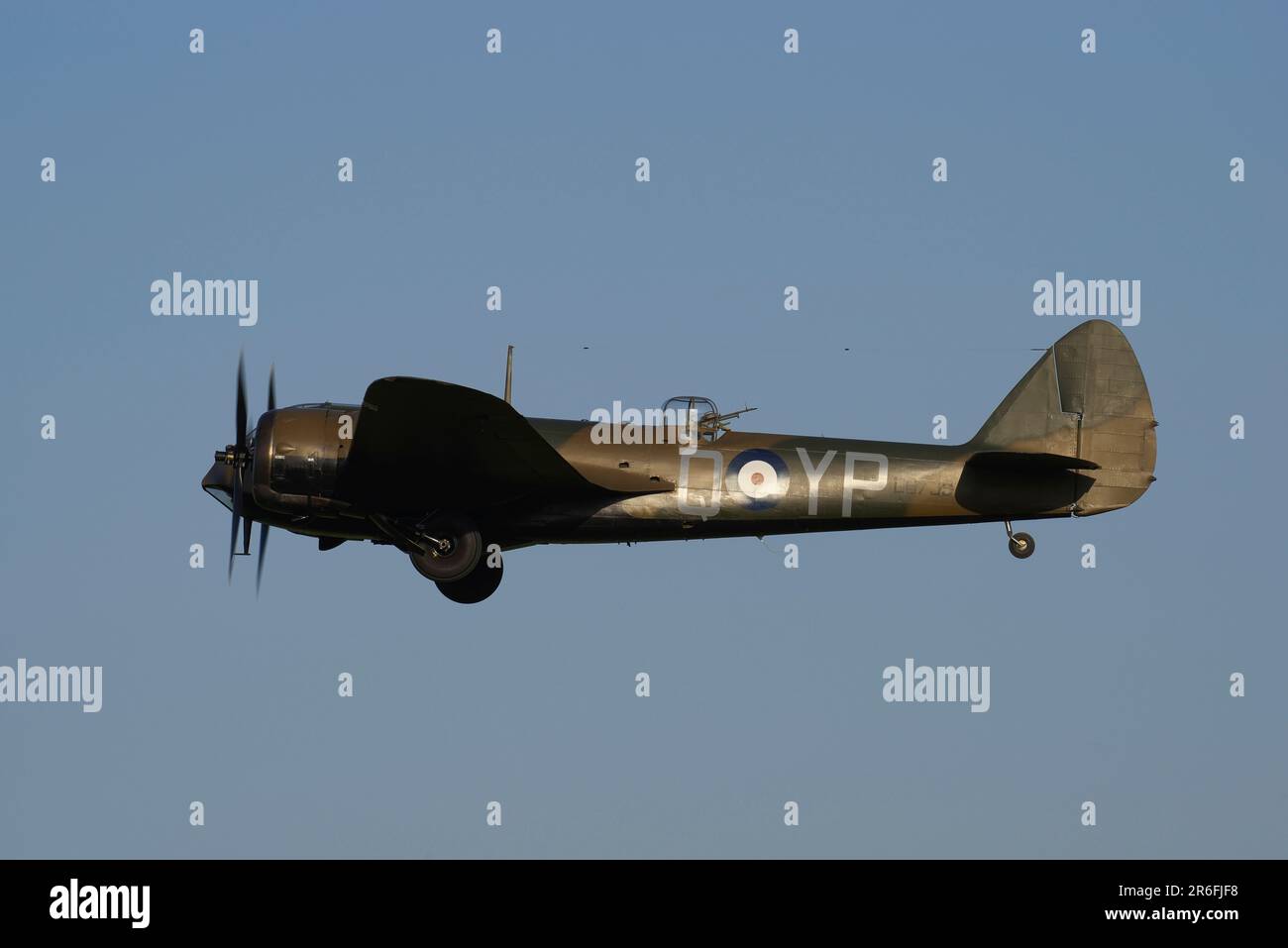 Bristol Blenheim Mk 1 G-BPIV, L6739 in Old Warden, Bedfordshire. Stockfoto