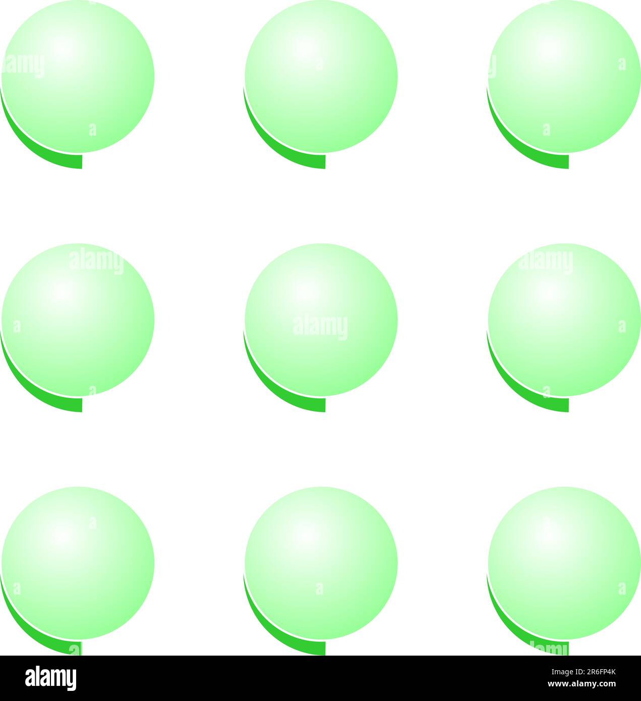 Eco Green Batons gesetzt - Vektor Stock Vektor