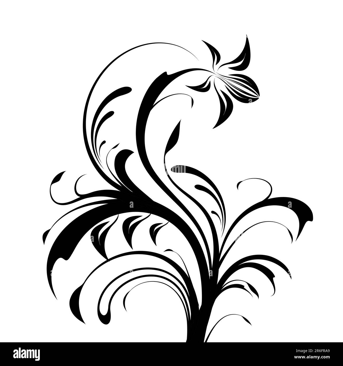 Abstrakte Blumen Hintergrund, Vektor-illustration Stock Vektor