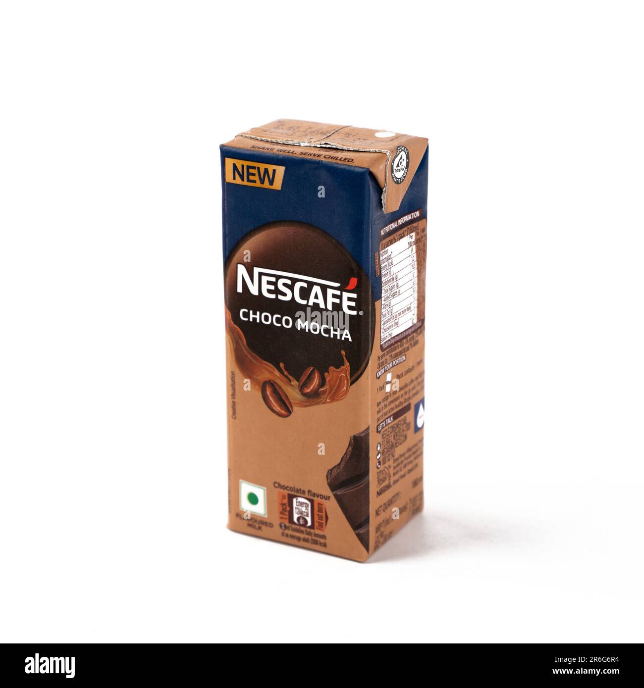 West Bangal, Indien - 20. Mai 2023 : NESCAFE-Fotos mit unterschiedlichem Hintergrund. Stockfoto