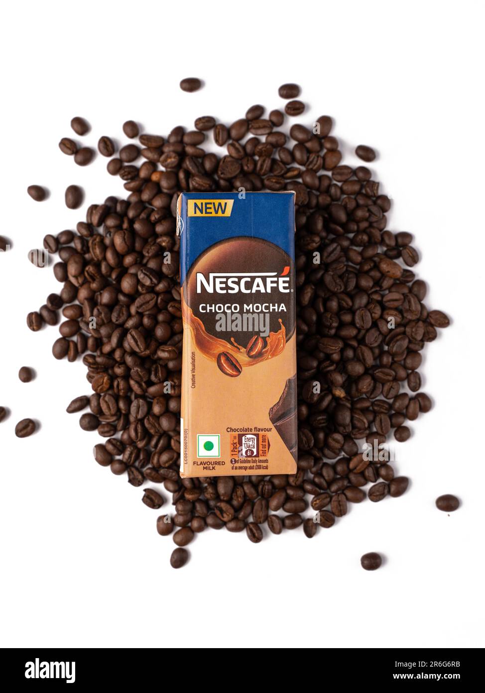 West Bangal, Indien - 20. Mai 2023 : NESCAFE-Fotos mit unterschiedlichem Hintergrund. Stockfoto