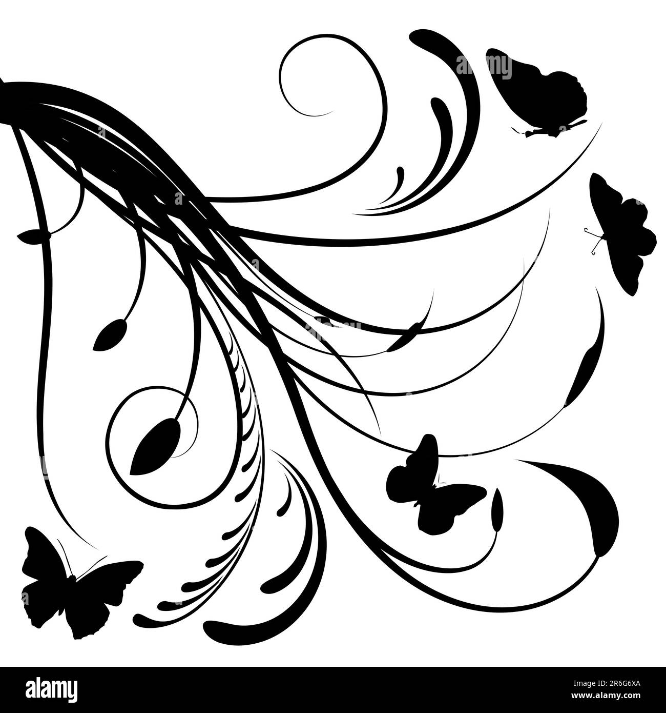 Abstrakte Blumen Hintergrund, Vektor-illustration Stock Vektor