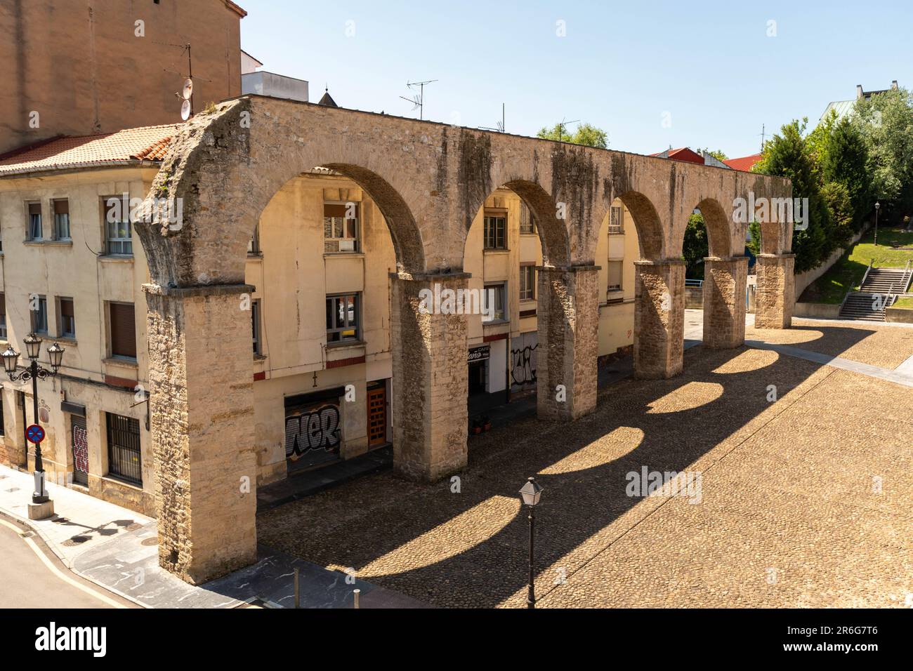 Oviedo ist eine Stadt im Norden Spaniens und die Hauptstadt der autonomen Gemeinschaft Asturien. Gegründet im 8. Jahrhundert, 14. Mai 2023 Stockfoto