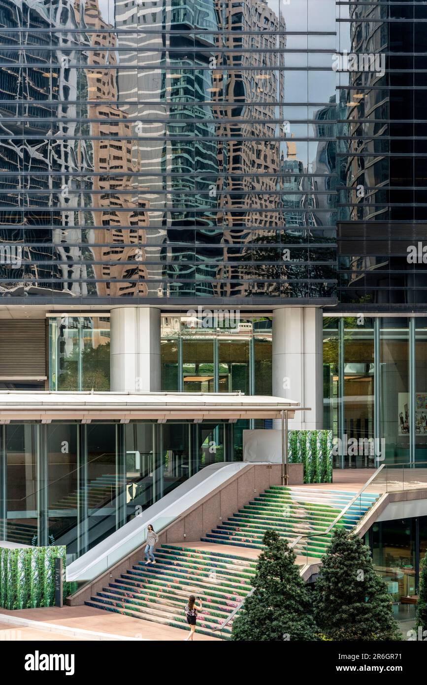Architektur, Hong Kong Island, Hong Kong, China. Stockfoto