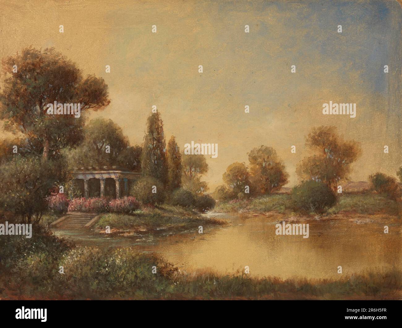 (Unbenannt). Öl auf Pappe. Datum: 1934. Museum: Smithsonian American Art Museum. Stockfoto
