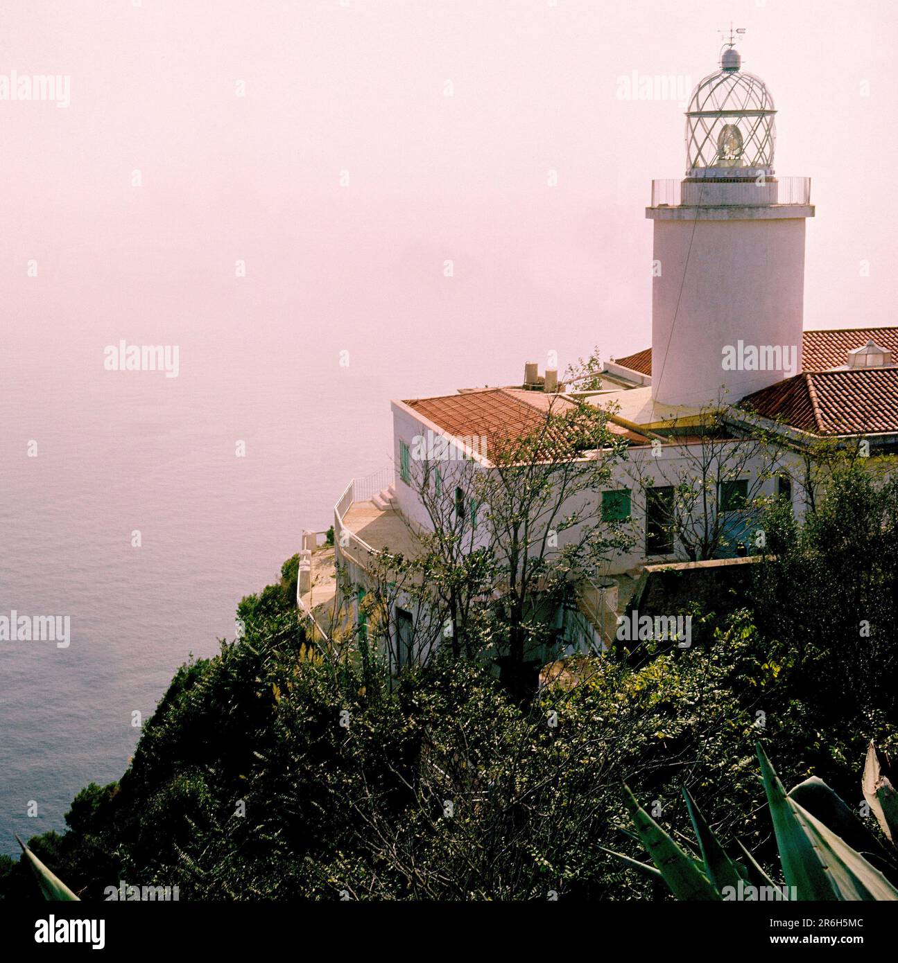 FARO DE S SEBASTIAN. STANDORT: FARO DE SAN SEBASTIAN. Palafrugell. GERONA. SPANIEN. Stockfoto