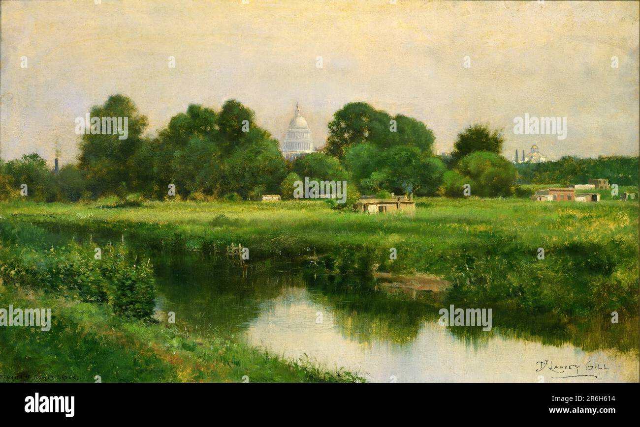 Mund von James Creek. Datum: N.V. Öl auf Leinwand. Museum: Smithsonian American Art Museum. Stockfoto