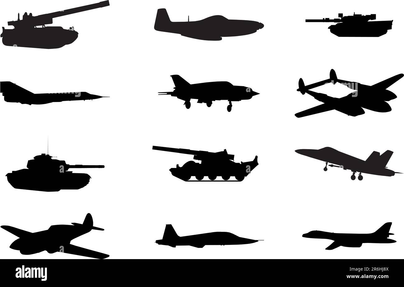 Ein militärisches Thema. Ähnliche Bilder finden Sie in meiner Galerie. Stock Vektor