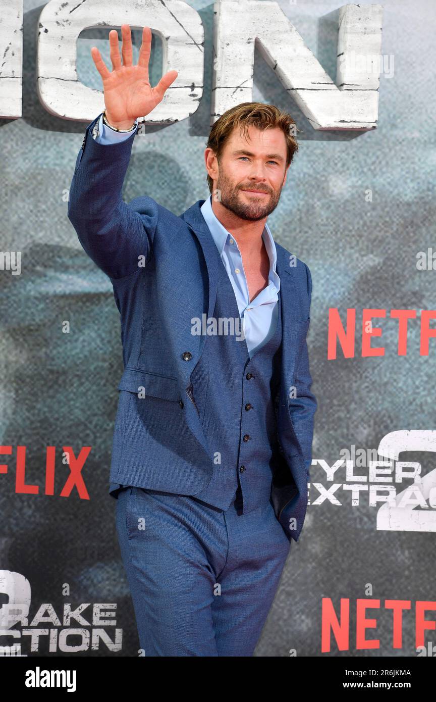Chris Hemsworth beim Special Screening des Kinofilms 'Tyler Rake: Extraction 2' im Zoo Palast. Berlin, 09.06.2023 Stockfoto