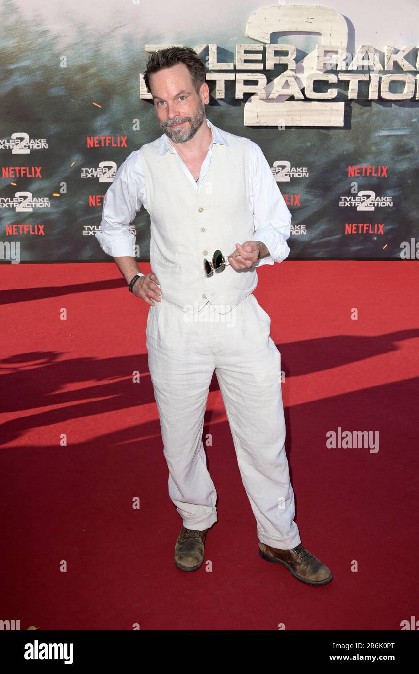 Wanja Mues beim Special Screening des Kinofilms 'Tyler Rake: Extraction 2' im Zoo Palast. Berlin, 09.06.2023 Stockfoto