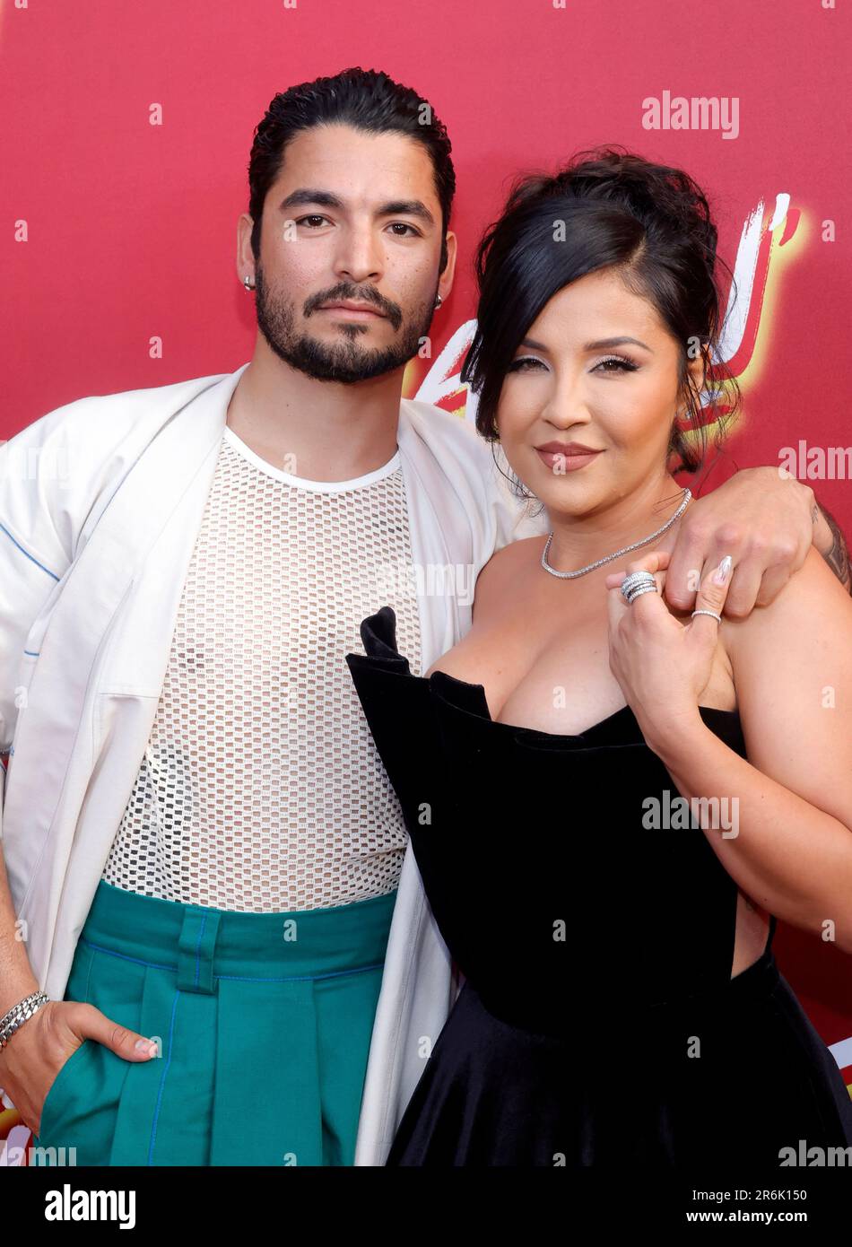 9. Juni 2023 Hollywood, Kalifornien - Bobby Soto, Annie Gonzalez. Los Angeles Special Screening von Searchlight Pictures ''Flamin' Hot'' bei der Hollywood Post 43 - American Legion in Hollywood. NUR REDAKTIONELLE VERWENDUNG! Nicht für kommerzielle ZWECKE! Stockfoto