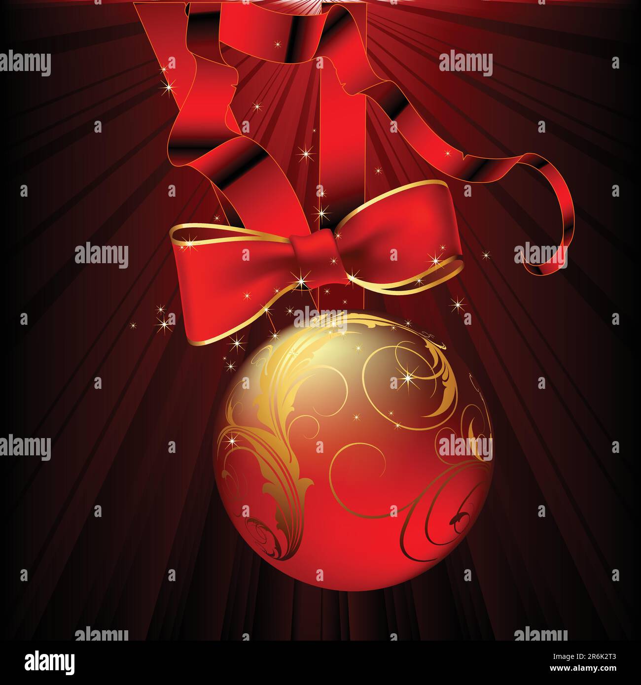 weihnachtshintergrund. Diese Abbildung kann als Designerarbeit nützlich sein Stock Vektor