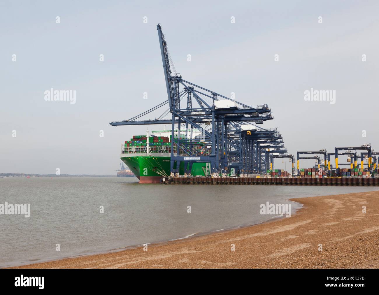 Felixstowe Docks UK Stockfoto