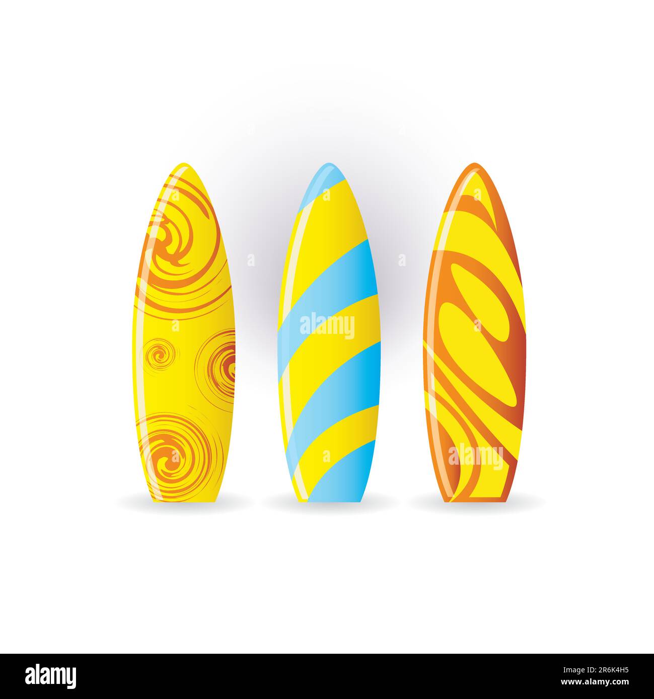 Surfbretter-Symbol Stock Vektor