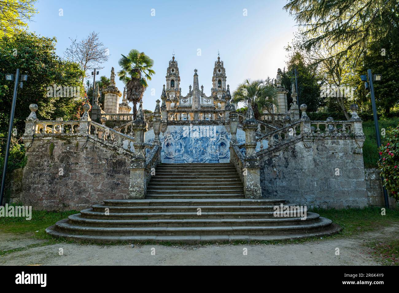 Heiligtum Nossa Senhora dos Remedios, Lamego, Fluss Douro, Portugal, Europa Stockfoto