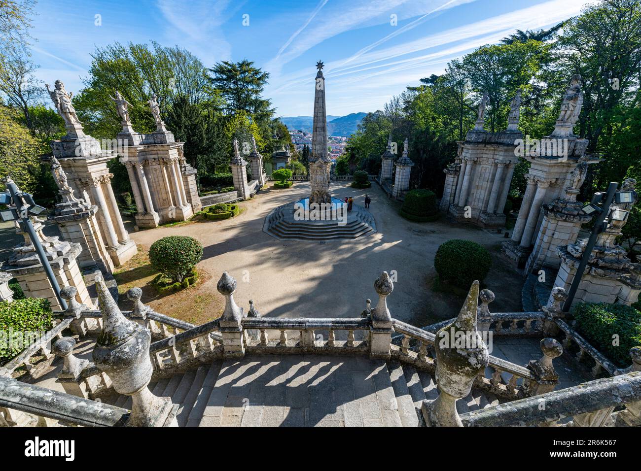 Heiligtum Nossa Senhora dos Remedios, Lamego, Fluss Douro, Portugal, Europa Stockfoto