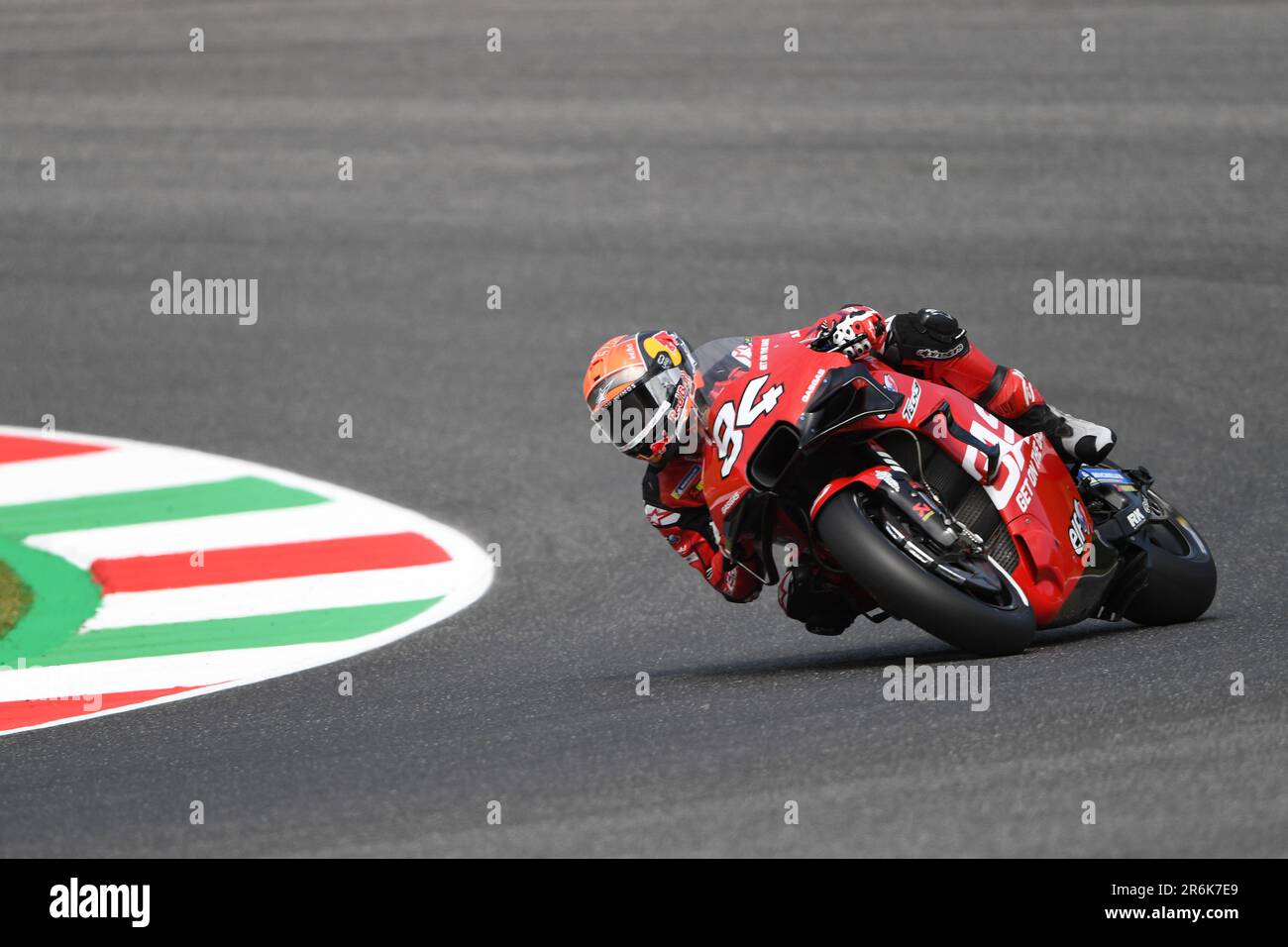 Mugello, Italien. 10. Juni 2023. Mugello International Circuit, Mugello, Italien, 10. Juni 2023, Jonas Folger DE GASGAS Factory Racing Tech3 KTM bei der Qualifizierung des MotoGP Grand Prix von Italien – MotoGP World Championship Credit: Live Media Publishing Group/Alamy Live News Stockfoto