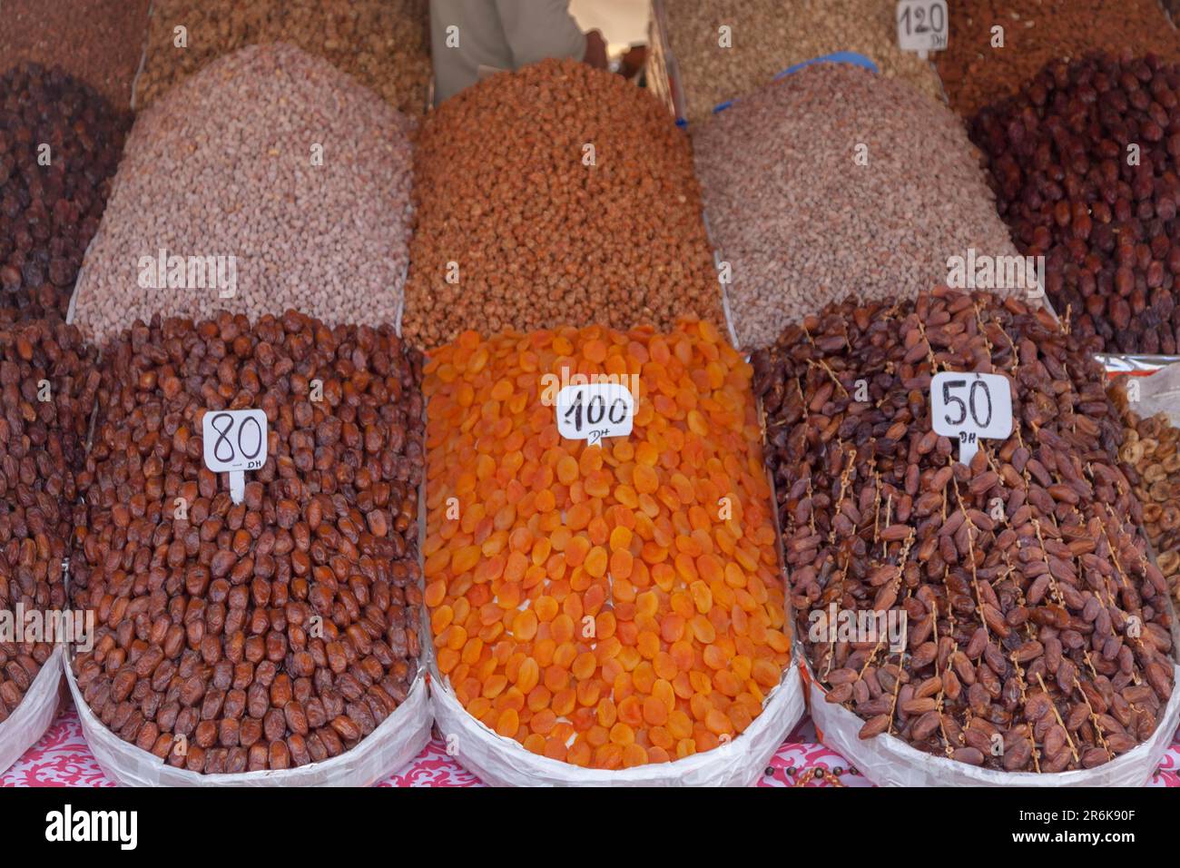 Getrockneten Früchten und Nüssen Stockfoto