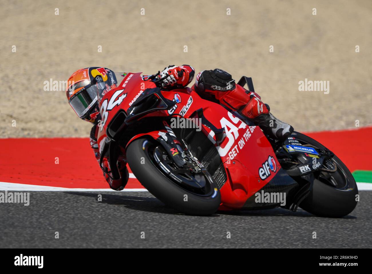 Mugello, Italien. 10. Juni 2023. Jonas Folger DE GASGAS Factory Racing Tech3 KTM während des qualifizierenden MotoGP Grand Prix von Italien, MotoGP World Championship in Mugello, Italien, Juni 10 2023 Kredit: Independent Photo Agency/Alamy Live News Stockfoto