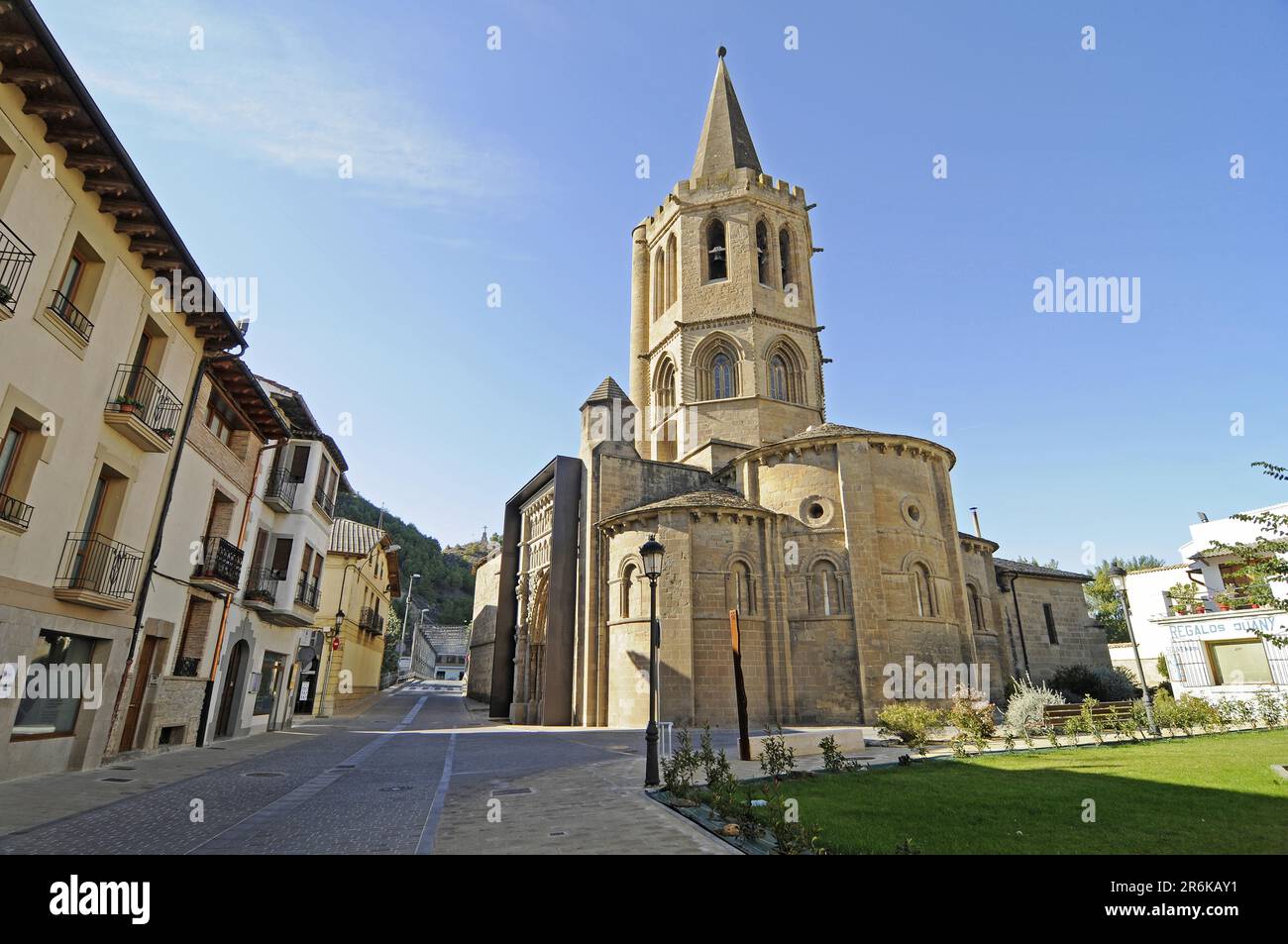 Kirche Santa Maria La Real, Pamplona, Provinz Navarre, Spanien, Sanguesa Stockfoto