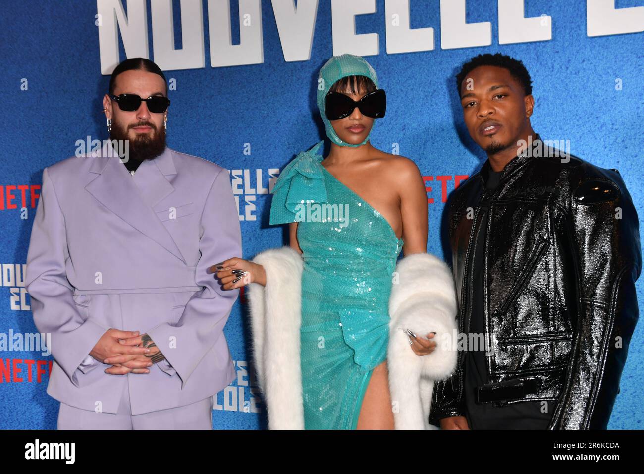 Netflix Party Celebration ' Nouvelle ecole' Stockfoto