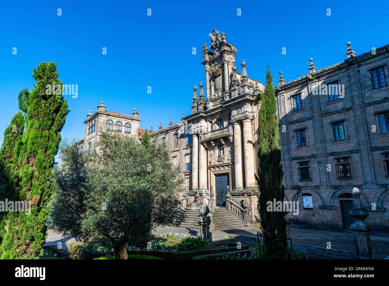 Kloster San Martino Pinario, Santiago de Compostela, UNESCO-Weltkulturerbe, Galicien, Spanien, Europa Stockfoto