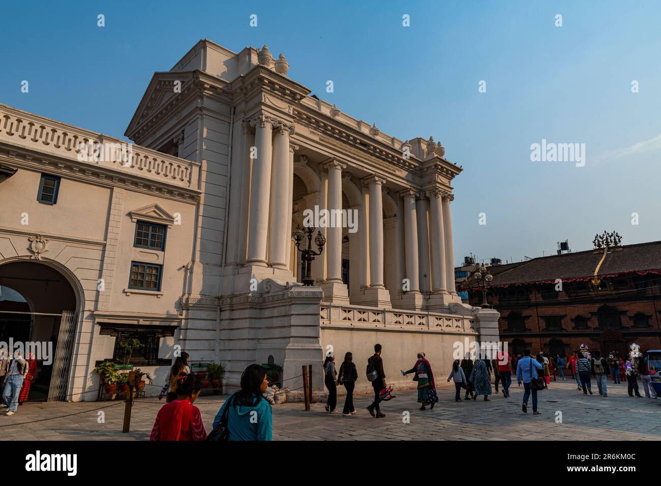 Königspalast Gaddi Baithak, Durbar-Platz, UNESCO-Weltkulturerbe, Kathmandu, Nepal, Asien Stockfoto