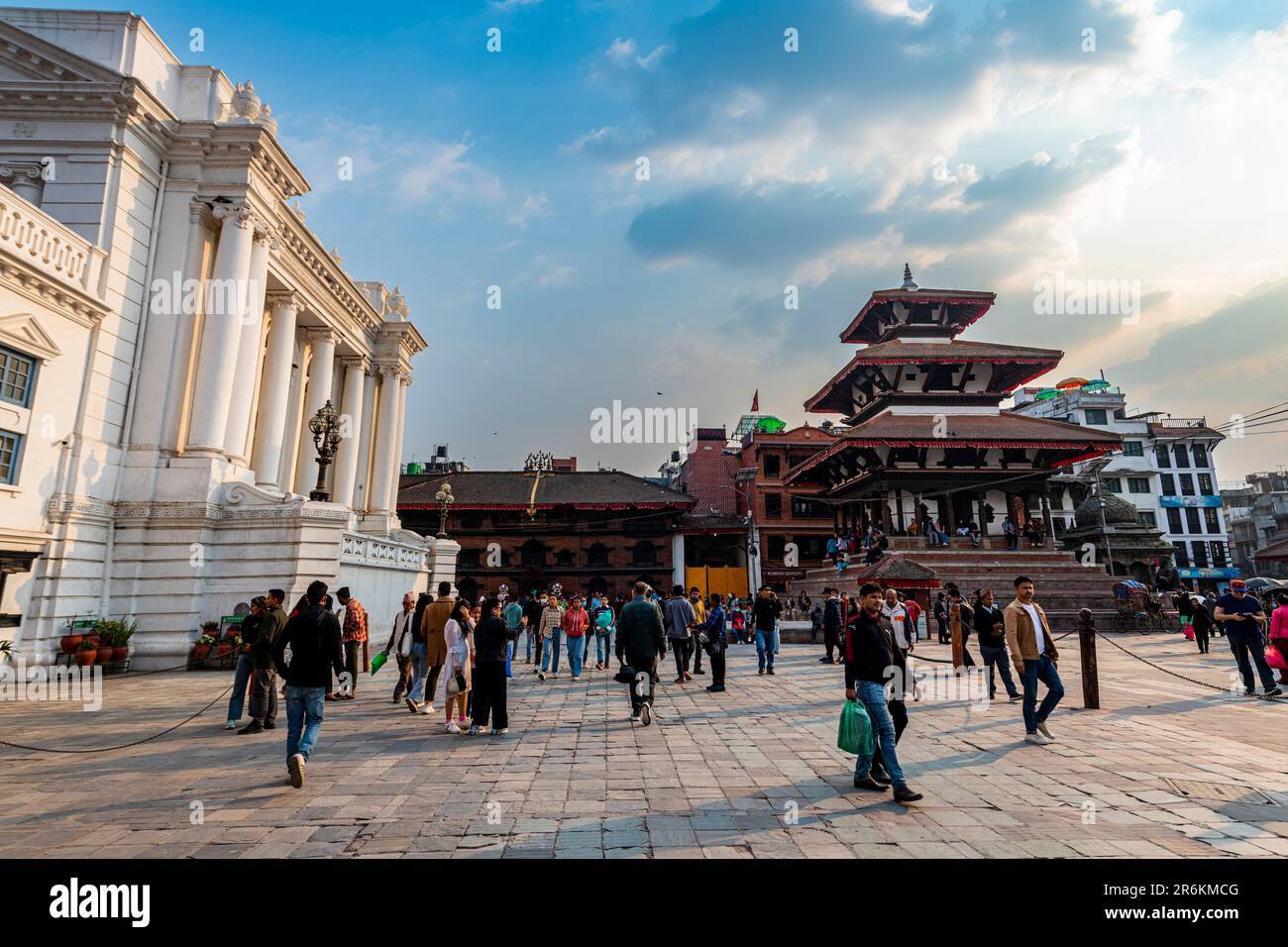 Königspalast Gaddi Baithak, Durbar Platz, UNESCO-Weltkulturerbe, Kathmandu, Nepal, Asien Stockfoto
