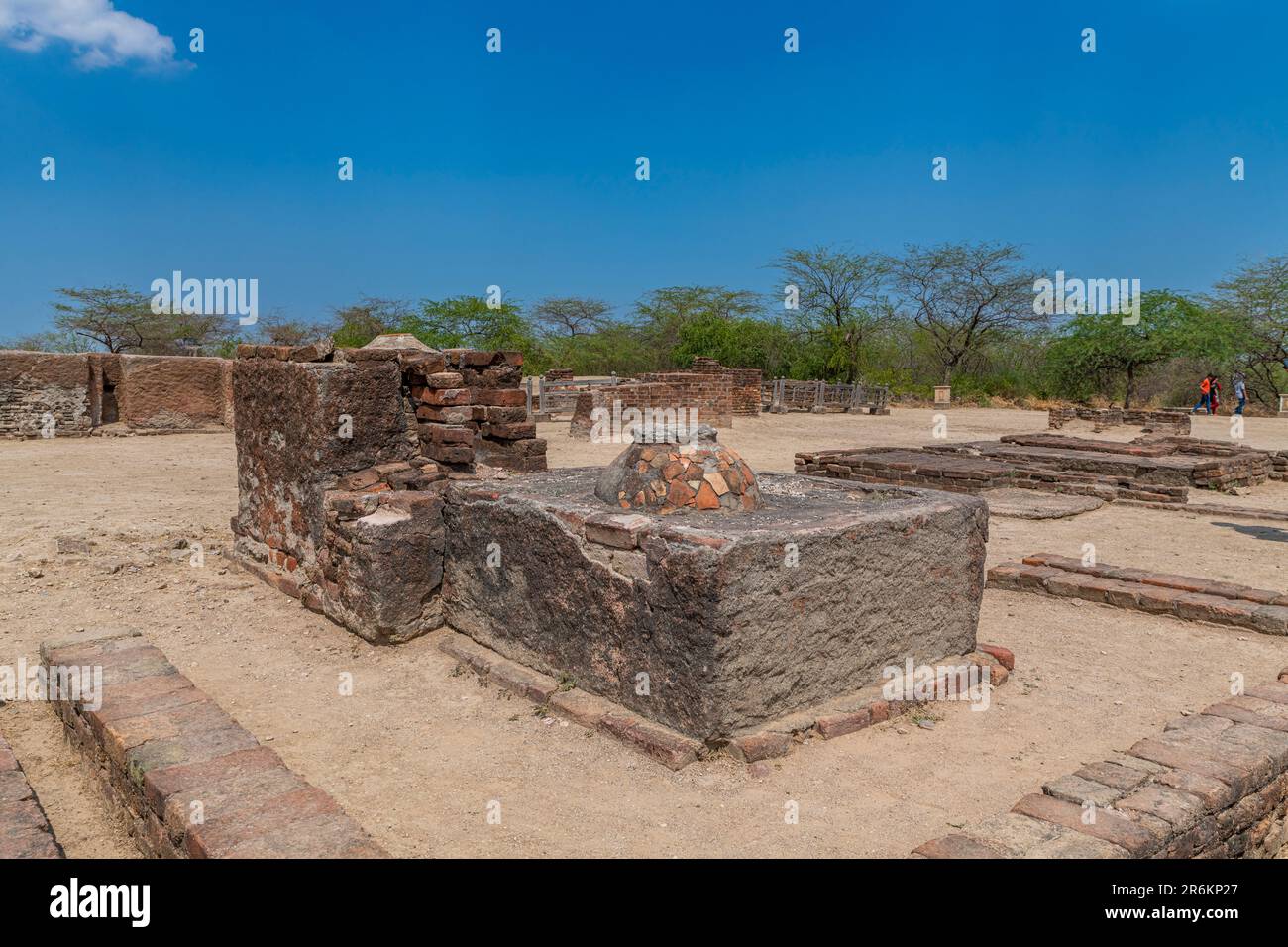 Lothal, südlichster Ort der antiken Indus-Tal-Zivilisation, Gujarat, Indien, Asien Stockfoto