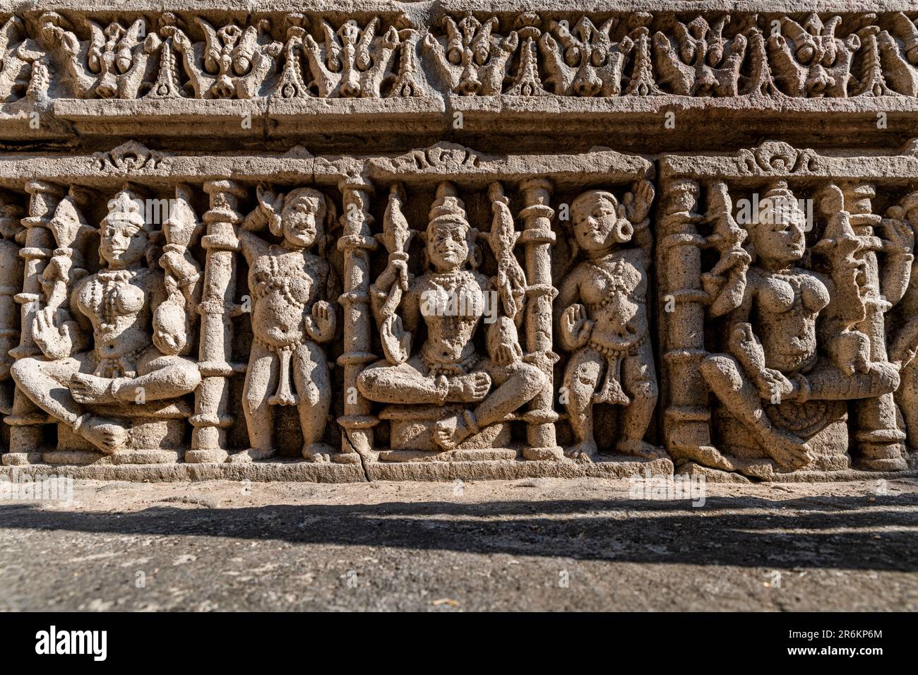 Rani Ki Vav, The Queen's Stepwell, UNESCO-Weltkulturerbe, Patan, Gujarat, Indien, Asien Stockfoto