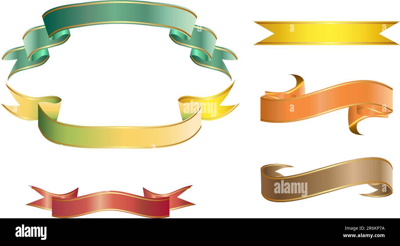 Banner-set Stock Vektor