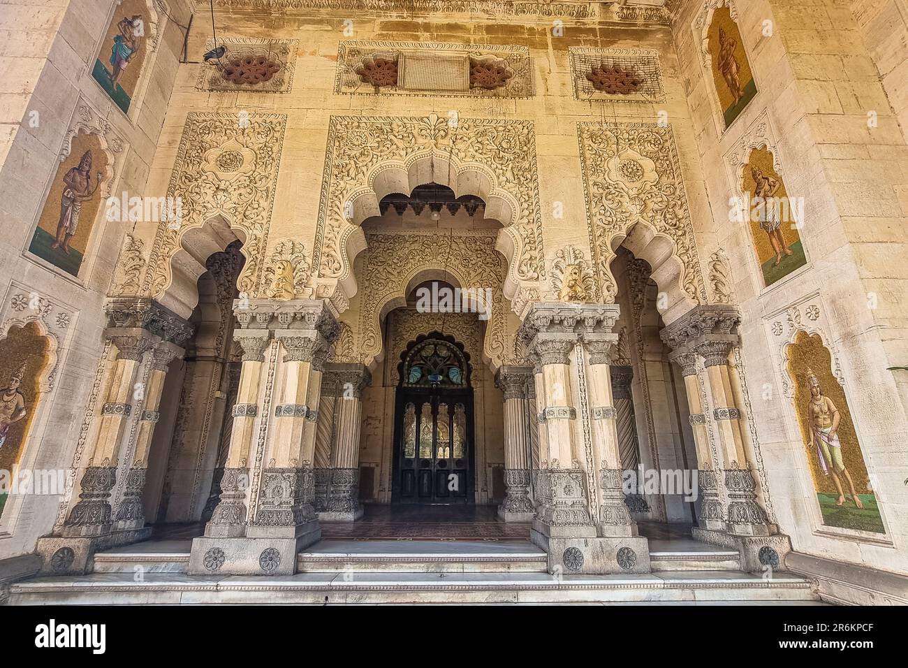 Lakshmi Vilas Palace, Vadodara, Gujarat, Indien, Asien Stockfoto