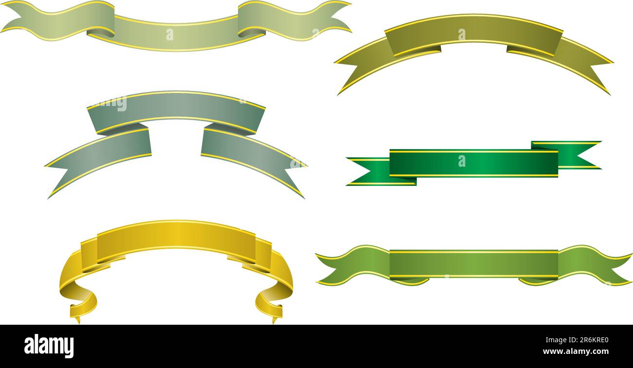 Banner-set Stock Vektor