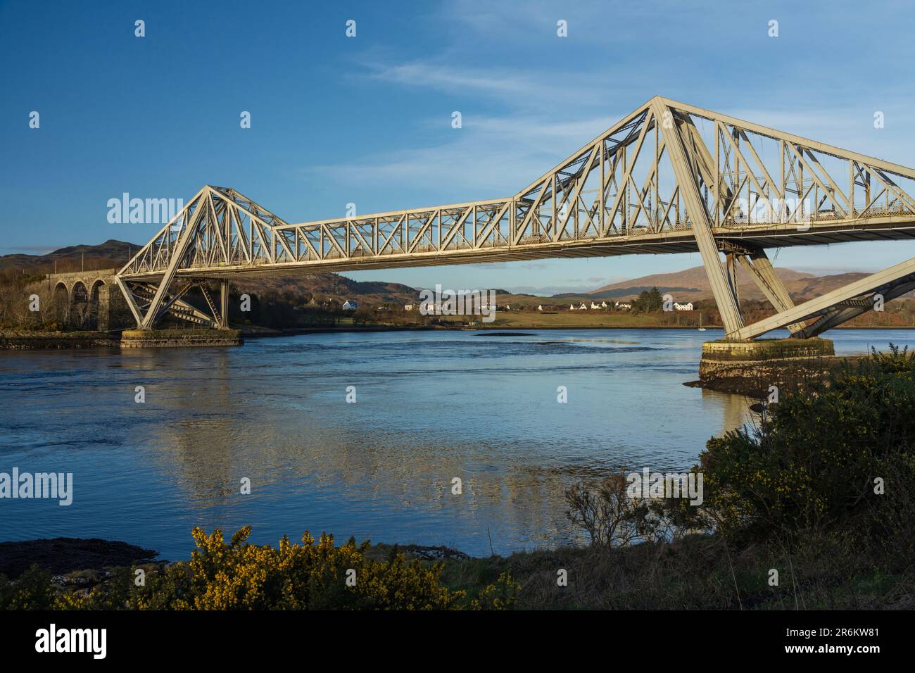 Connel Bridge, Loch Etive, Argyll und Bute, Schottland, Vereinigtes Königreich, Europa Stockfoto