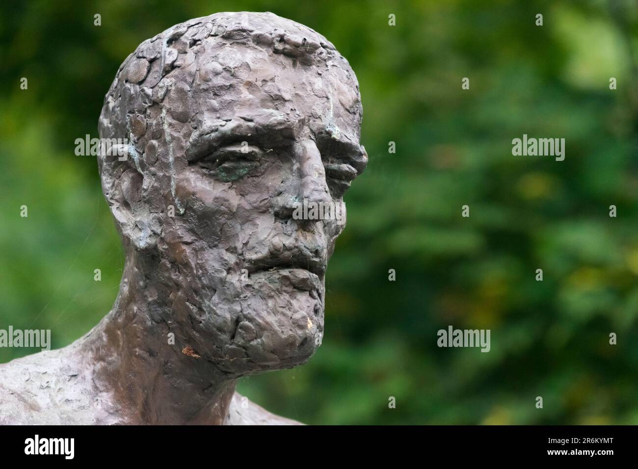 Detail der Statue am Denkmal für die Opfer des Kommunismus, Prag, Böhmen, Tschechien (Tschechien), Europa Stockfoto