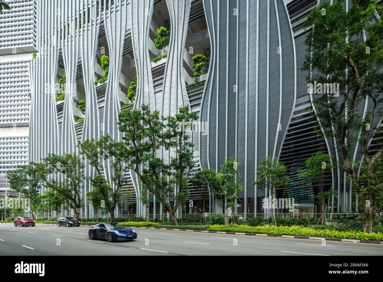 CapitaSpring Building, Central Business District, Singapur, Südostasien, Asien Stockfoto