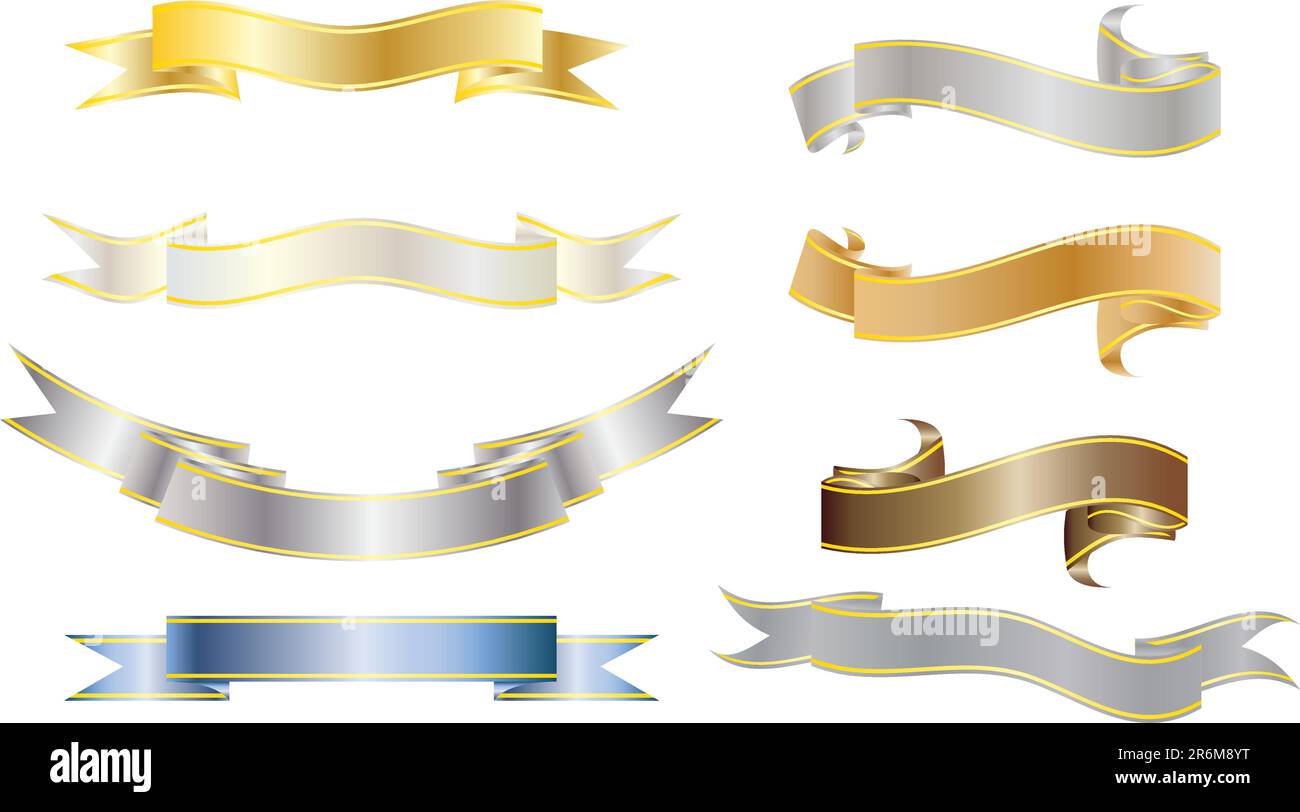 Banner-set Stock Vektor